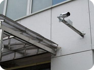 Установка уличных камер видеонаблюдения.