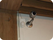 Установка внутренних камер видеонаблюдения.